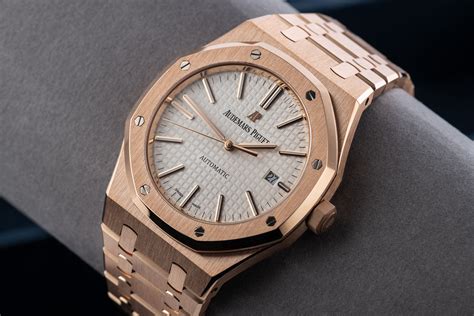 rose gold audemars piguet royal oak 15400or.oo.1220or|rose gold ap watch price.